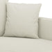 Set de canapele cu perne, 3 piese, crem, catifea - WALTI WALTI