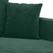 Set de canapele cu perne, 2 piese, verde închis, catifea - WALTI WALTI