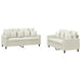 Set de canapele cu perne, 2 piese, crem, catifea - WALTI WALTI
