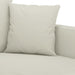 Set de canapele cu perne, 2 piese, crem, catifea - WALTI WALTI
