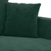 Set de canapele cu perne, 3 piese, verde închis, catifea - WALTI WALTI