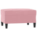 Set de canapele cu perne, 3 piese, roz, catifea - WALTI WALTI