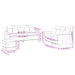 Set de canapele cu perne, 3 piese, maro, catifea - WALTI WALTI