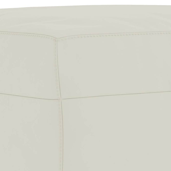 Set de canapele cu perne, 3 piese, crem, catifea - WALTI WALTI
