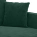 Set de canapele cu perne, 2 piese, verde închis, catifea - WALTI WALTI
