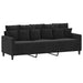 Set de canapele cu perne, 2 piese, negru, catifea - WALTI WALTI