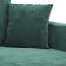 Set de canapele cu perne, 3 piese, verde închis, catifea - WALTI WALTI