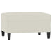 Set de canapele cu perne, 3 piese, crem, catifea - WALTI WALTI