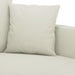 Set de canapele cu perne, 3 piese, crem, catifea - WALTI WALTI