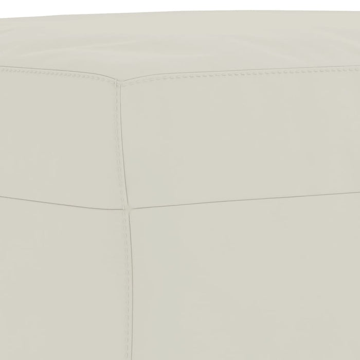 Set de canapele cu perne, 3 piese, crem, catifea - WALTI WALTI