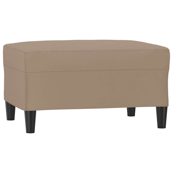 Set de canapele cu perne, 4 piese, cappuccino, piele ecologică - WALTI WALTI