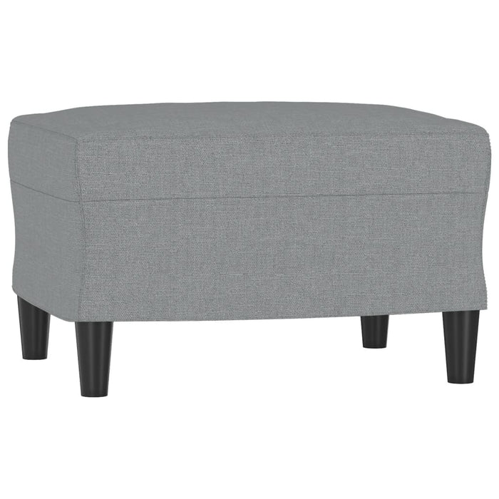 Set de canapele cu perne, 4 piese, gri deschis, textil - WALTI WALTI