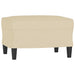 Set de canapele cu perne, 4 piese, crem, textil - WALTI WALTI