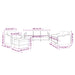 Set de canapele cu perne, 4 piese, crem, textil - WALTI WALTI
