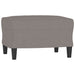 Set de canapea cu perne, 4 piese, gri taupe, material textil - WALTI WALTI