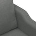 Set de canapele cu perne, 3 piese, gri închis, textil - WALTI WALTI