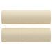Set de canapele cu perne, 3 piese, crem, textil - WALTI WALTI