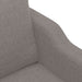 Set de canapele cu perne, 3 piese, gri taupe, textil - WALTI WALTI
