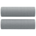 Set de canapele cu perne, 4 piese, gri deschis, material textil - WALTI WALTI