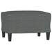 Set de canapele cu perne, 4 piese, gri închis, material textil - WALTI WALTI