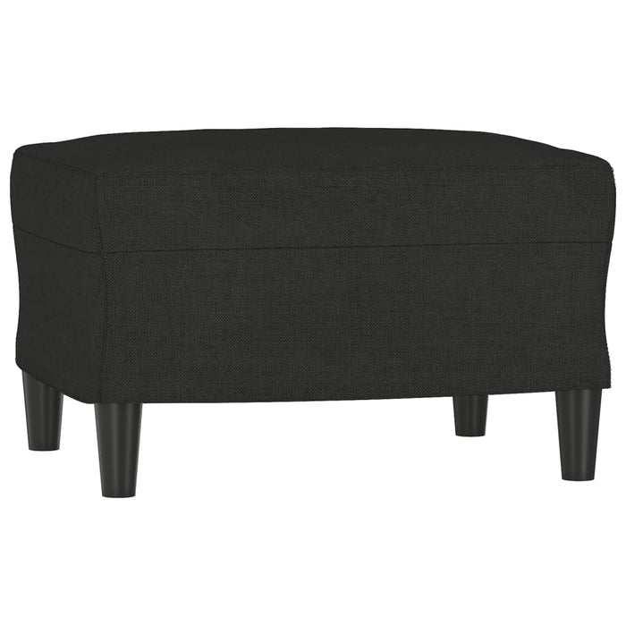 Set de canapele cu perne, 4 piese, negru, material textil - WALTI WALTI