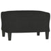 Set de canapele cu perne, 4 piese, negru, material textil - WALTI WALTI