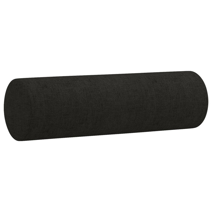 Set de canapele cu perne, 4 piese, negru, material textil - WALTI WALTI