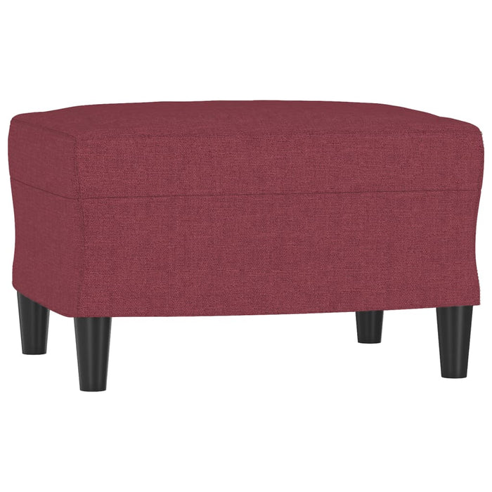 Set canapea cu perne, 4 piese, roșu vin, material textil - WALTI WALTI
