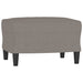 Set de canapele cu perne, 4 piese, gri taupe, textil - WALTI WALTI