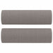 Set de canapele cu perne, 4 piese, gri taupe, textil - WALTI WALTI