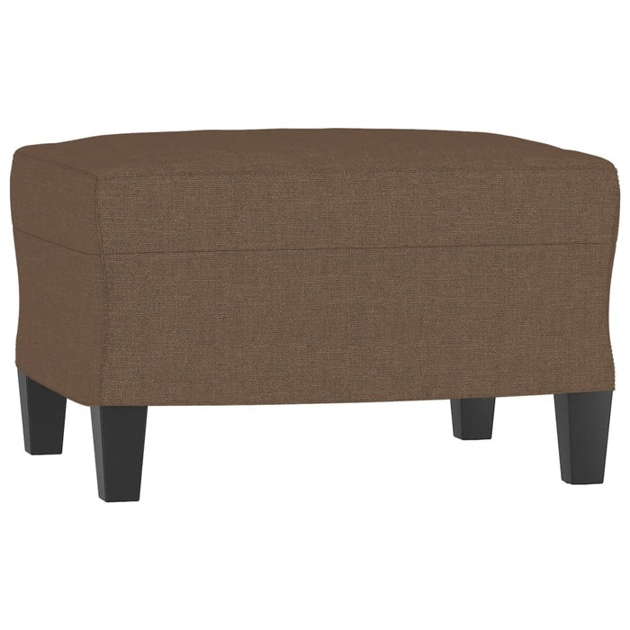 Set de canapele cu perne, 3 piese, maro, textil - WALTI WALTI