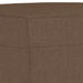 Set de canapele cu perne, 3 piese, maro, textil - WALTI WALTI