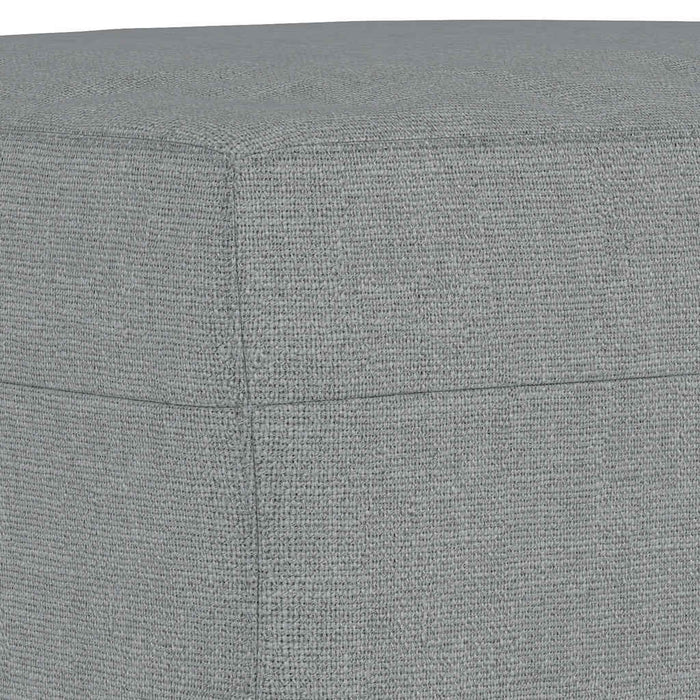 Set de canapele cu perne, 3 piese, gri deschis, textil - WALTI WALTI