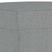 Set de canapele cu perne, 3 piese, gri deschis, textil - WALTI WALTI