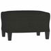 Set de canapele cu perne, 3 piese, negru, textil - WALTI WALTI