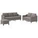 Set de canapea cu perne, 3 piese, gri taupe, material textil - WALTI WALTI