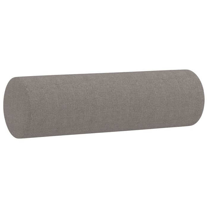 Set de canapele cu perne, 2 piese, gri taupe, textil - WALTI WALTI