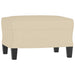 Set de canapele cu perne, 3 piese, crem, textil - WALTI WALTI