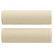 Set de canapele cu perne, 3 piese, crem, textil - WALTI WALTI