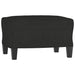 Set de canapele cu perne, 3 piese, negru, textil - WALTI WALTI