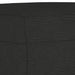 Set de canapele cu perne, 3 piese, negru, textil - WALTI WALTI