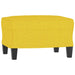 Set de canapele cu perne, 3 piese, galben deschis, textil - WALTI WALTI