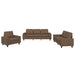Set de canapele, 3 piese, maro, textil - WALTI WALTI
