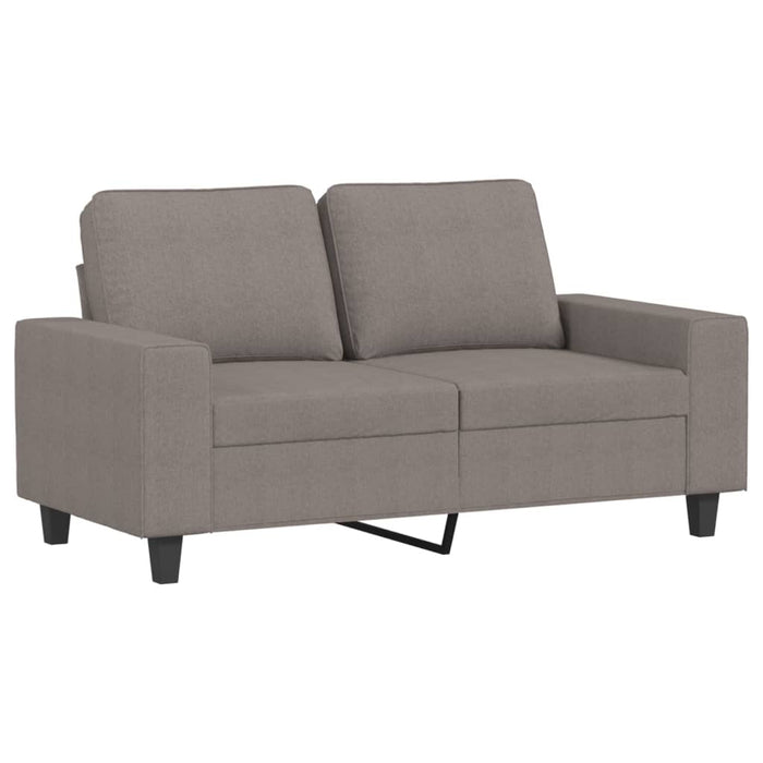 Set de canapele, 3 piese, gri taupe, textil WALTI
