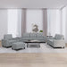 Set de canapele, 4 piese, gri deschis, material textil - WALTI WALTI