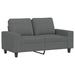 Set de canapele, 4 piese, gri închis, material textil - WALTI WALTI