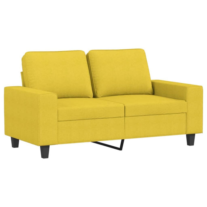 Set de canapele, 4 piese, galben deschis, textil - WALTI WALTI