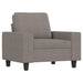 Set de canapele, 4 piese, gri taupe, textil - WALTI WALTI