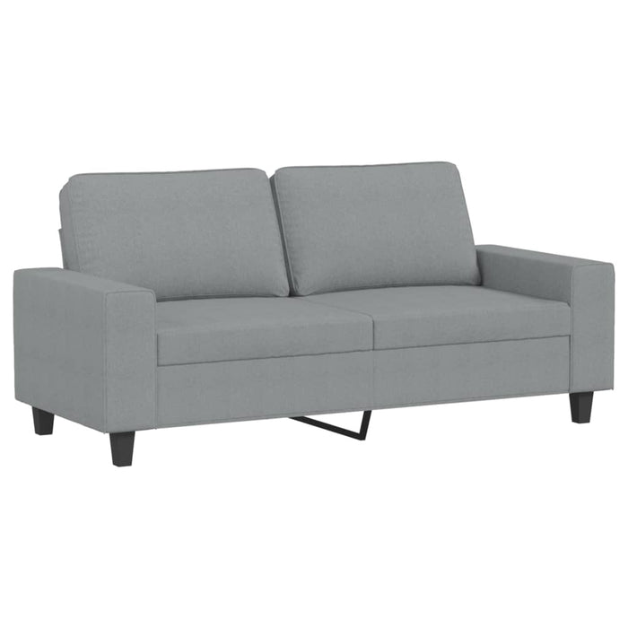 Set de canapele, 2 piese, gri deschis, material textil - WALTI WALTI