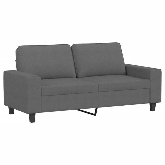 Set de canapele, 2 piese, gri închis, material textil - WALTI WALTI